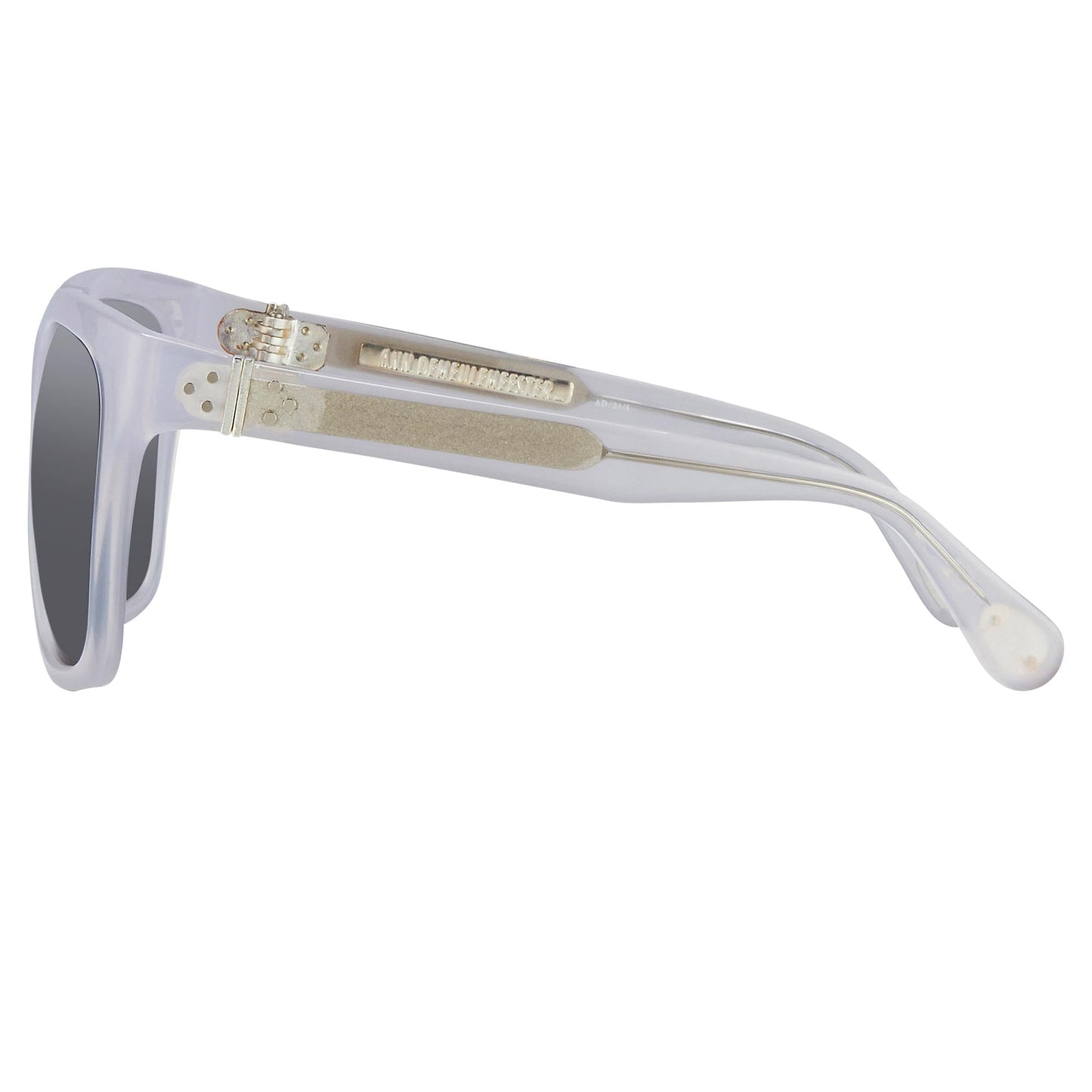 Ann Demeulemeester Sunglasses Oversized White and Solid Grey AD21C4SUN