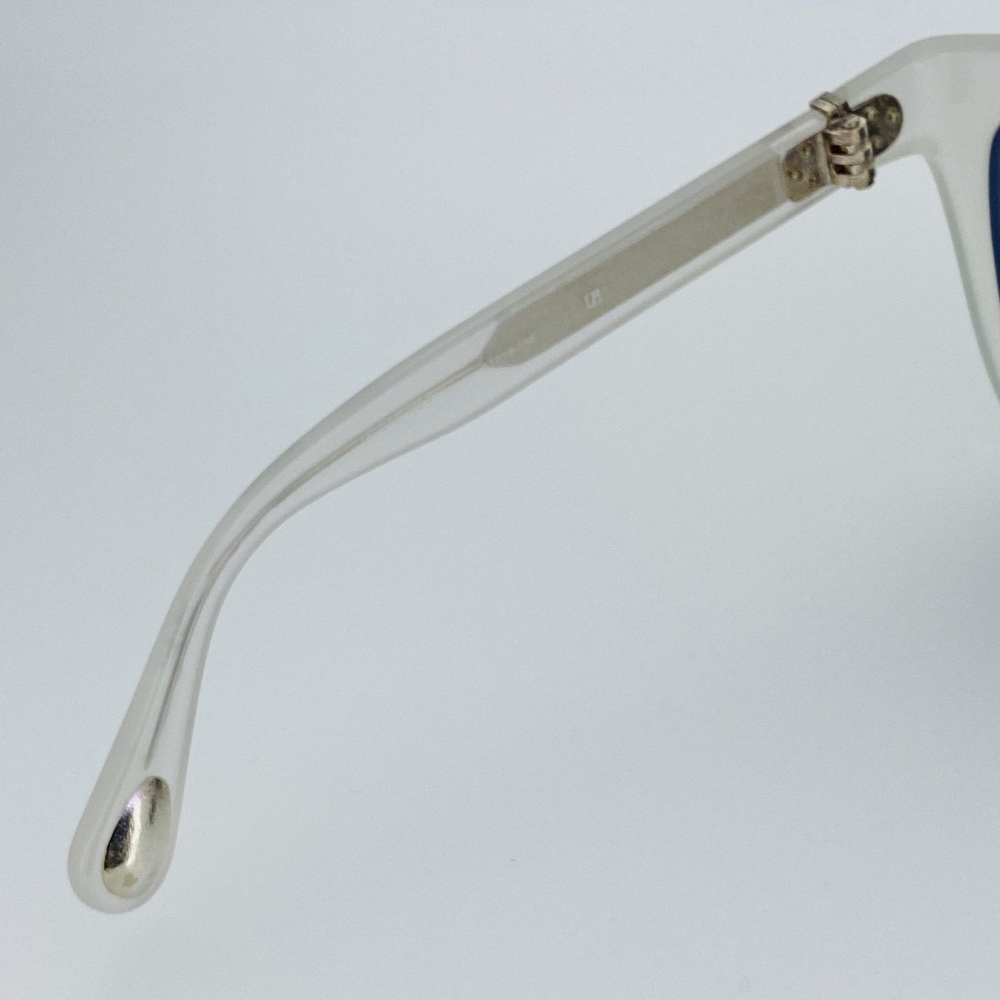 Ann Demeulemeester Sunglasses Oversized White and Solid Grey AD21C4SUN