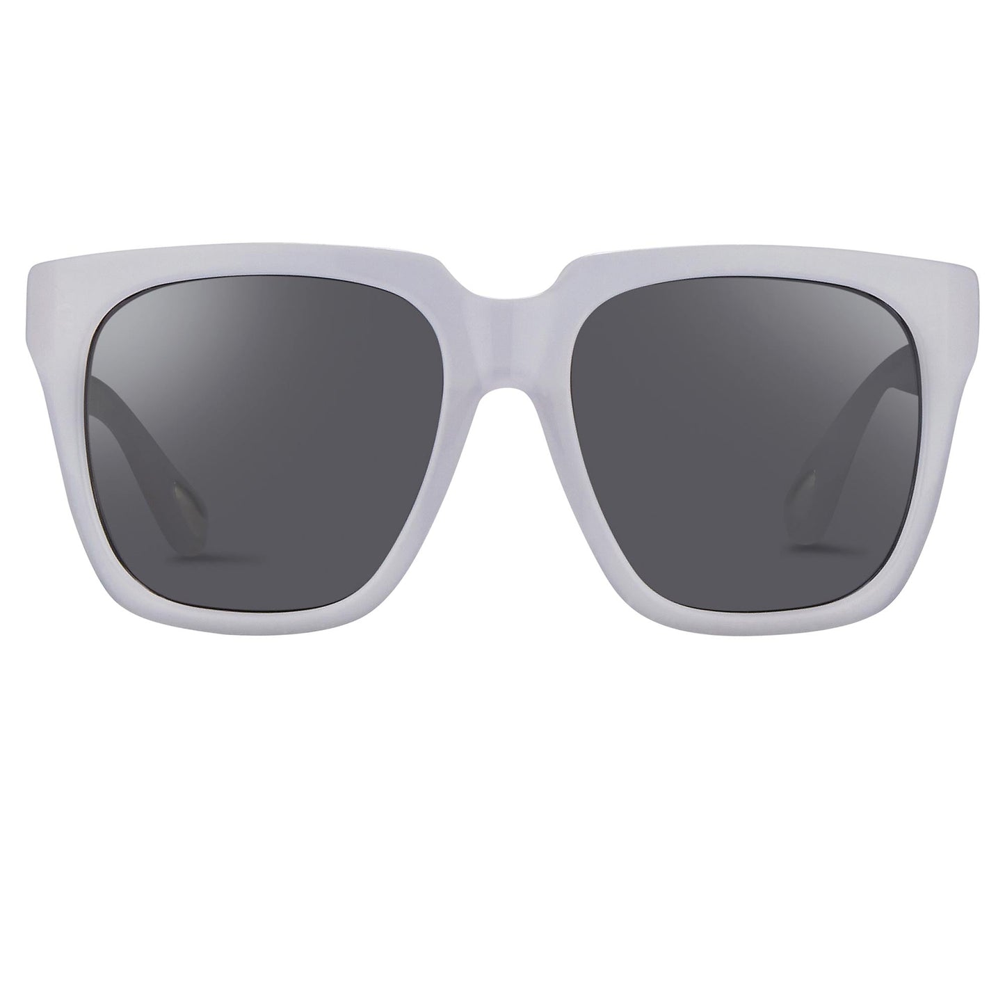 Ann Demeulemeester Sunglasses Oversized White and Solid Grey AD21C4SUN