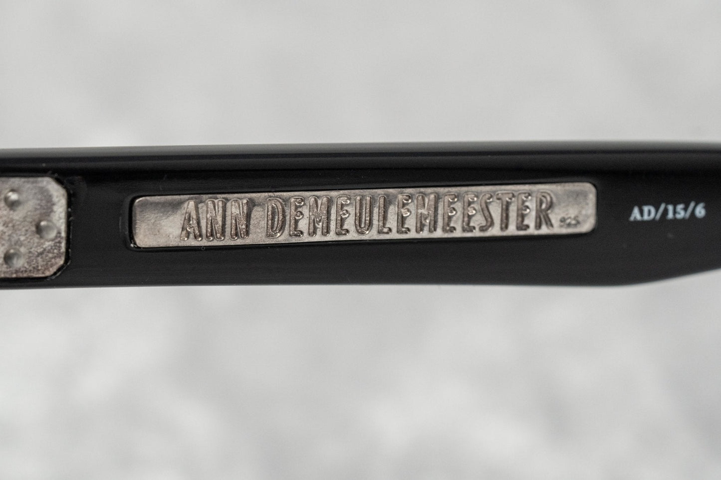 Ann Demeulemeester Sunglasses Rectangular Black and Grey