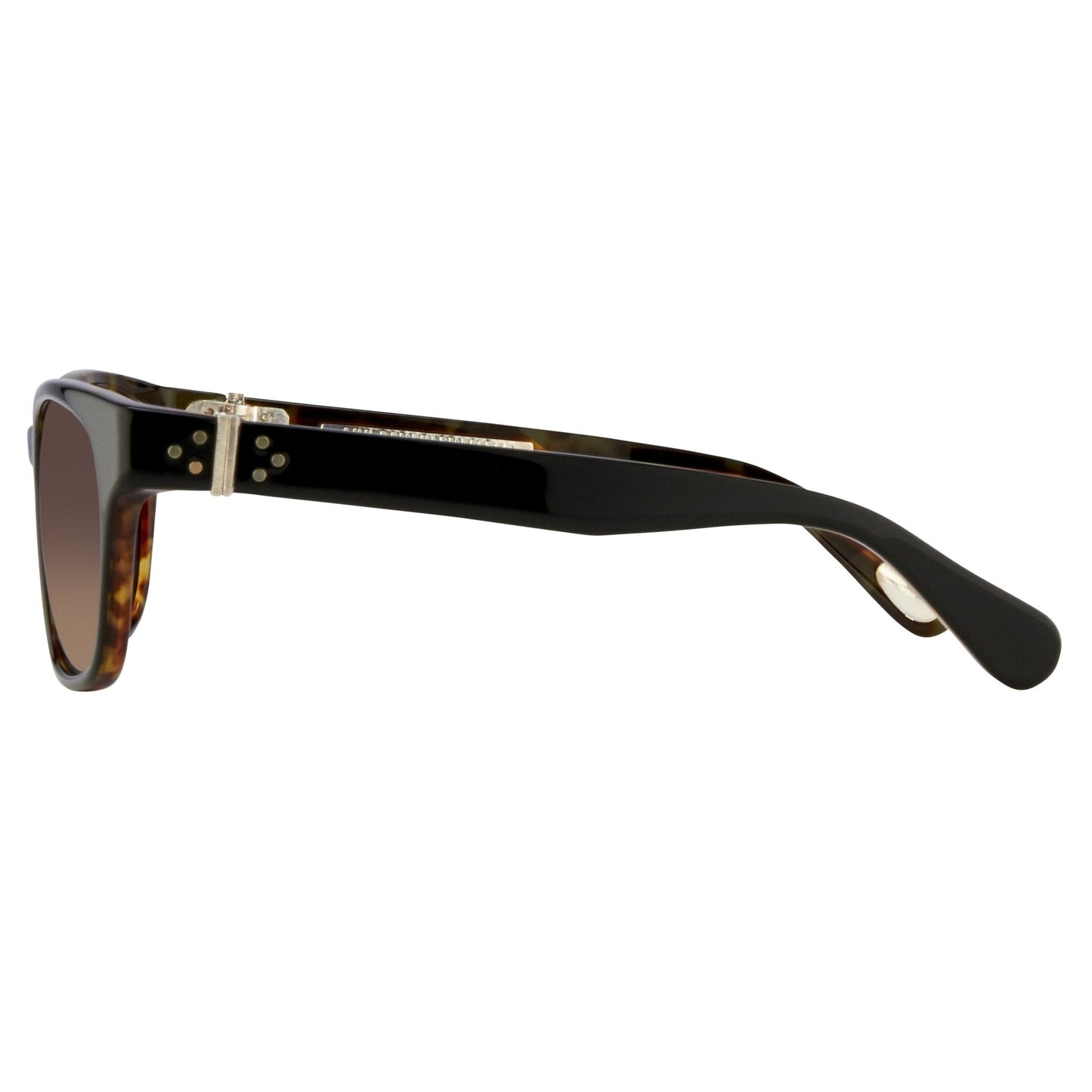 Ann Demeulemeester Ladies Sunglasses Black Tortoise Shell and Brown AD15C10SUN