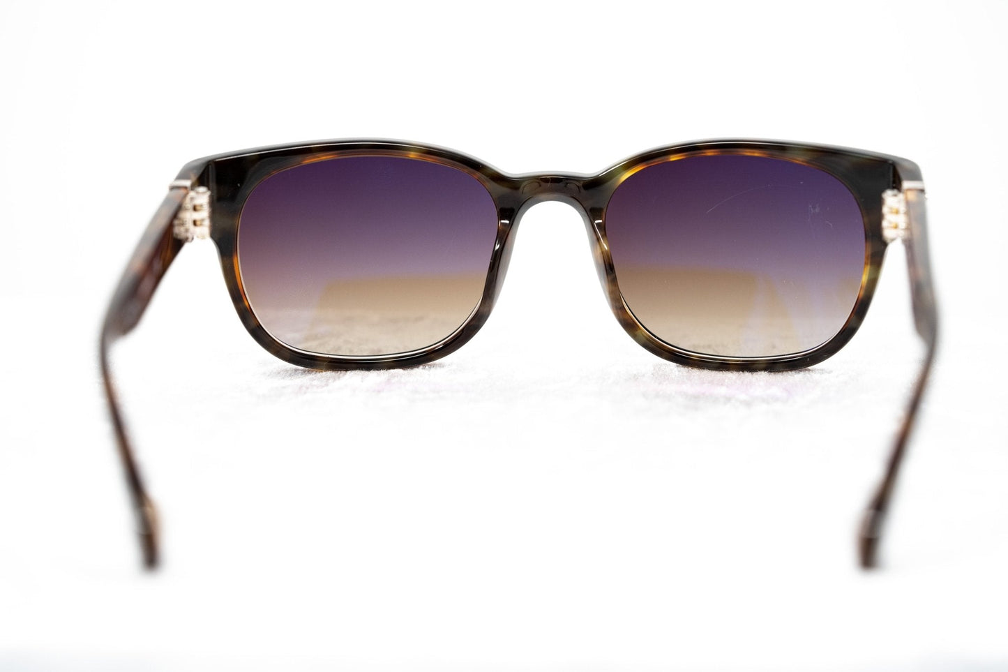 Ann Demeulemeester Ladies Sunglasses Black Tortoise Shell and Brown AD15C10SUN