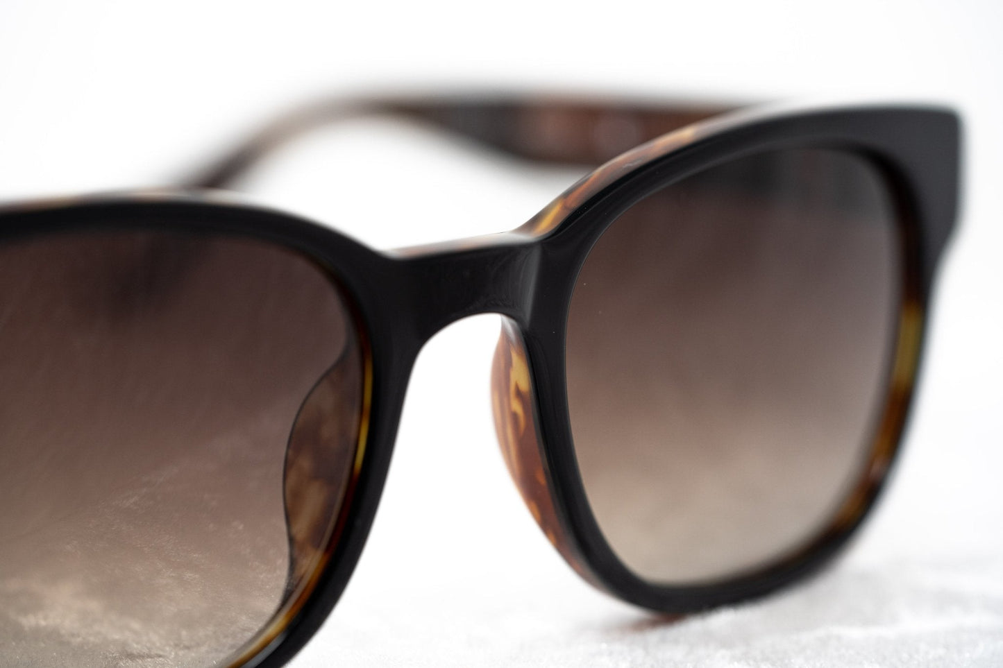 Ann Demeulemeester Ladies Sunglasses Black Tortoise Shell and Brown AD15C10SUN