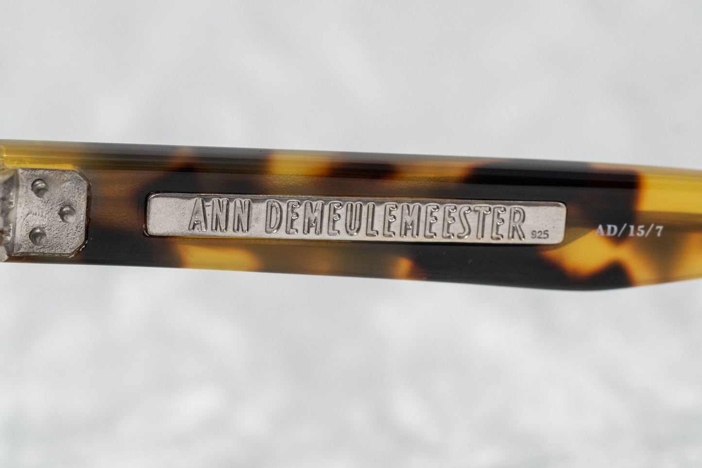 Ann Demeulemeester Sunglasses Rectangular Tortoise Shell and Grey
