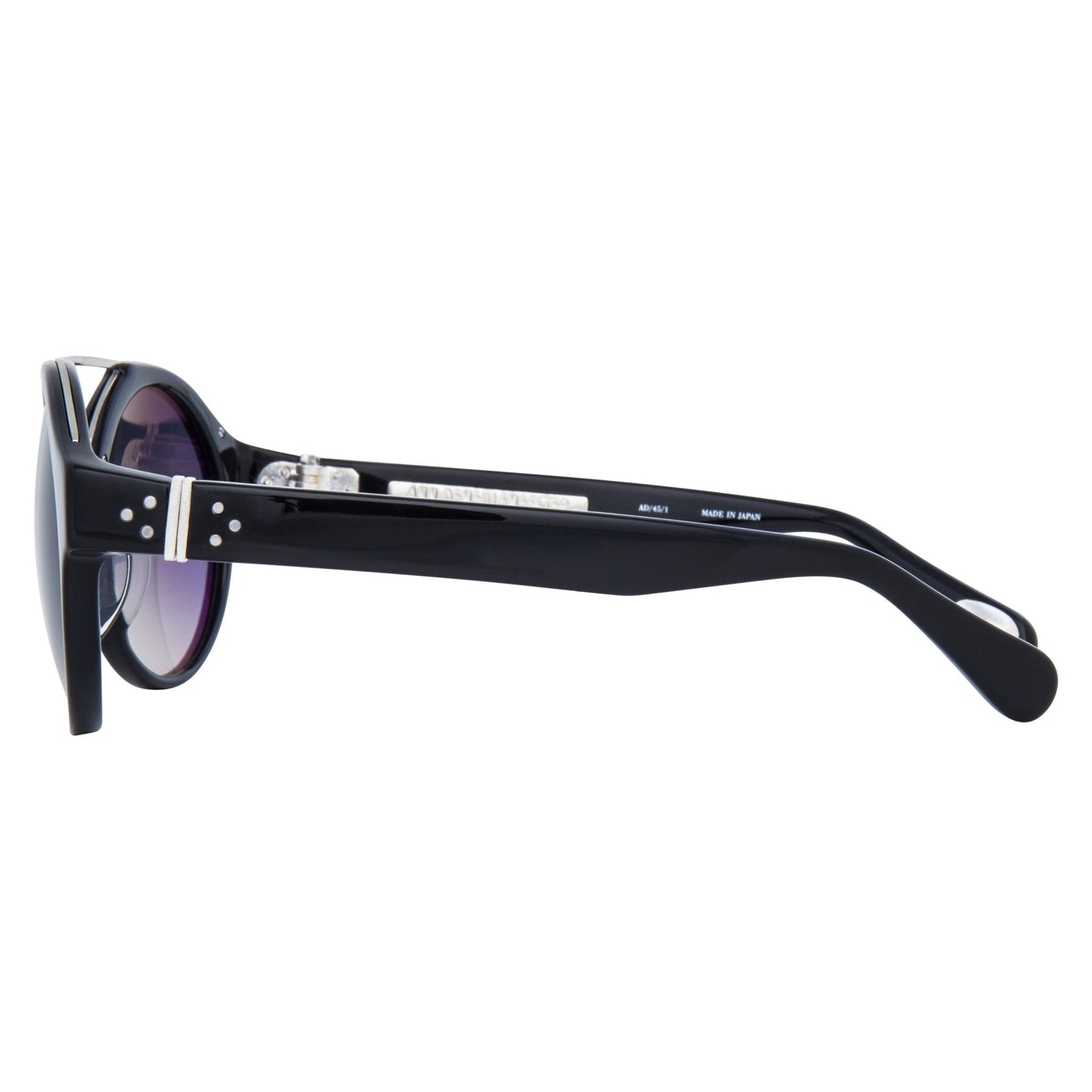 Ann Demeulemeester Sunglasses Round Black and Grey Graduated AD45C1SUN