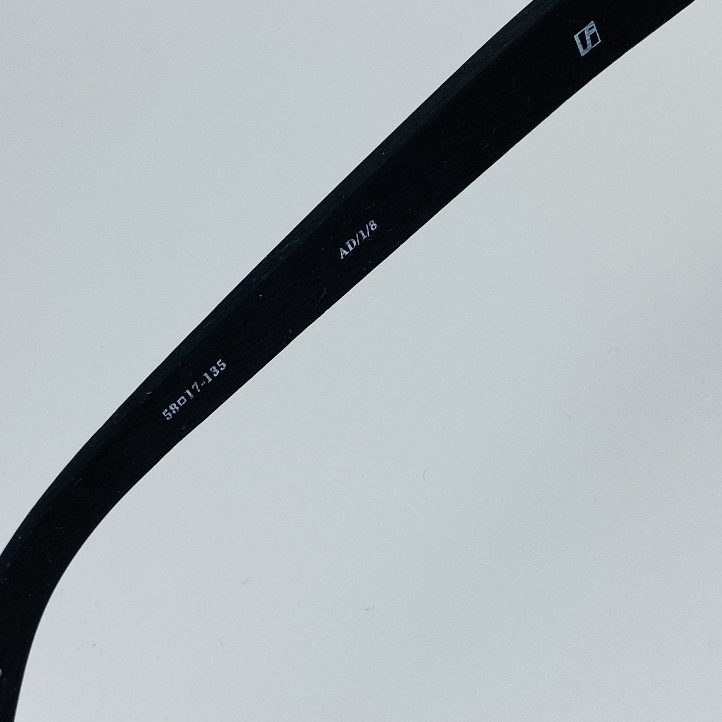 Ann Demeulemeester Men's Sunglasses Flat Top Black and Grey Mirror AD1C8SUN