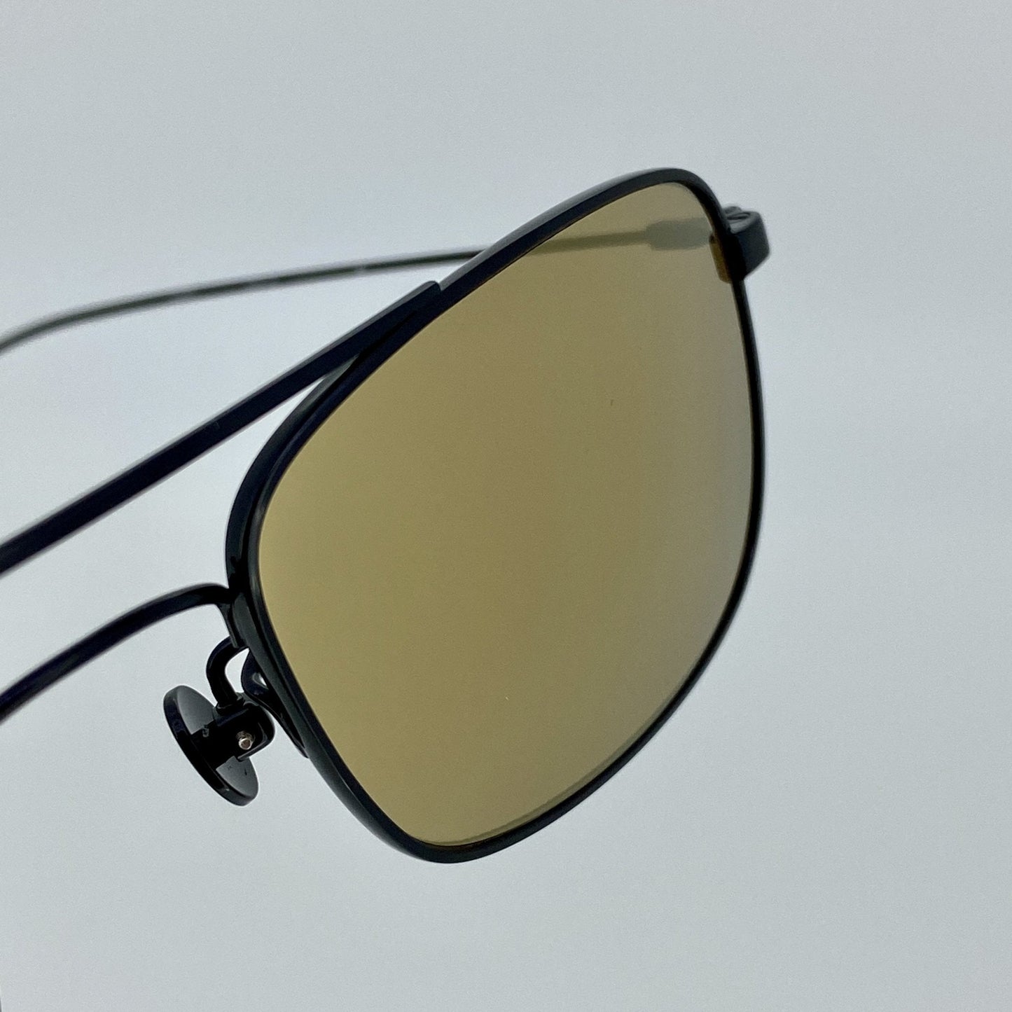 Ann Demeulemeester Men's Sunglasses Black Titanium and Bronze AD46C4SUN