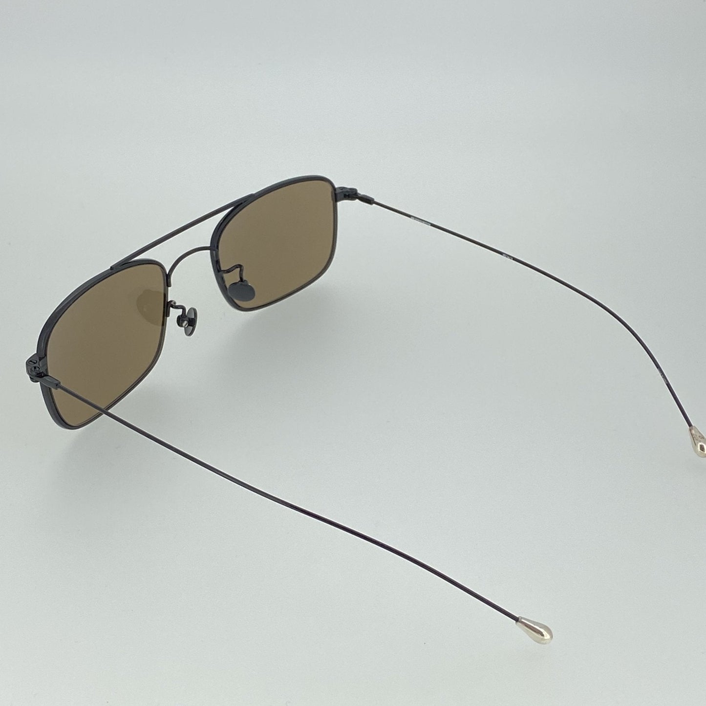 Ann Demeulemeester Men's Sunglasses Black Titanium and Bronze AD46C4SUN