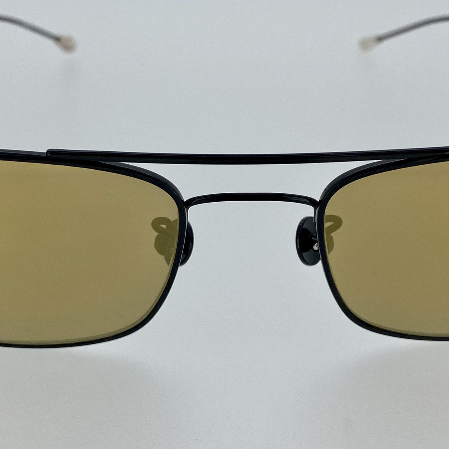 Ann Demeulemeester Men's Sunglasses Black Titanium and Bronze AD46C4SUN