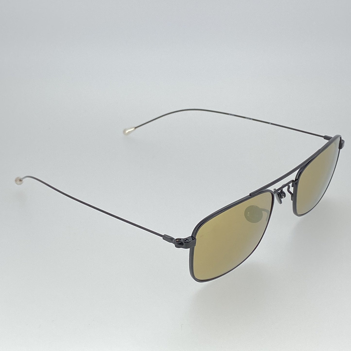 Ann Demeulemeester Men's Sunglasses Black Titanium and Bronze AD46C4SUN