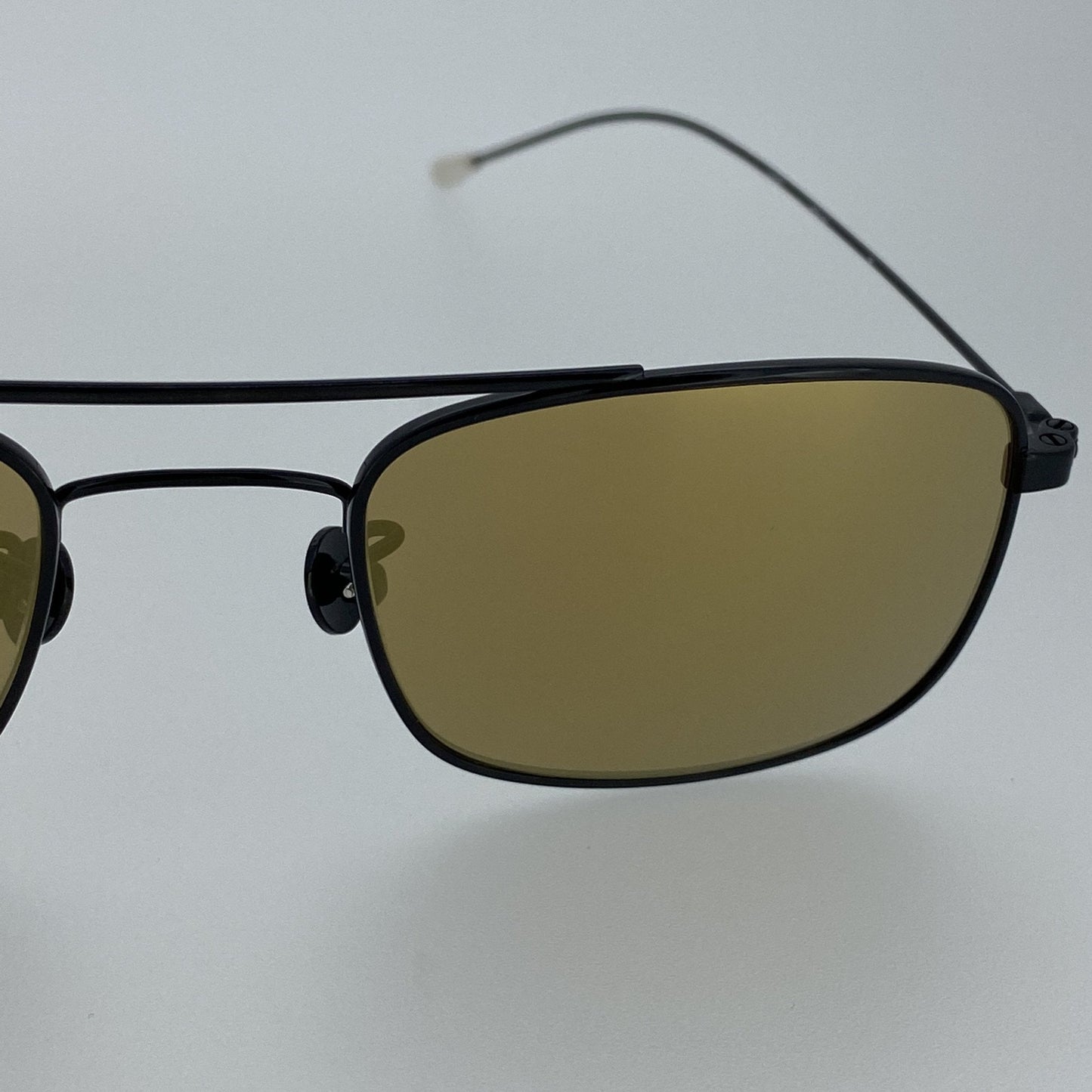 Ann Demeulemeester Men's Sunglasses Black Titanium and Bronze AD46C4SUN