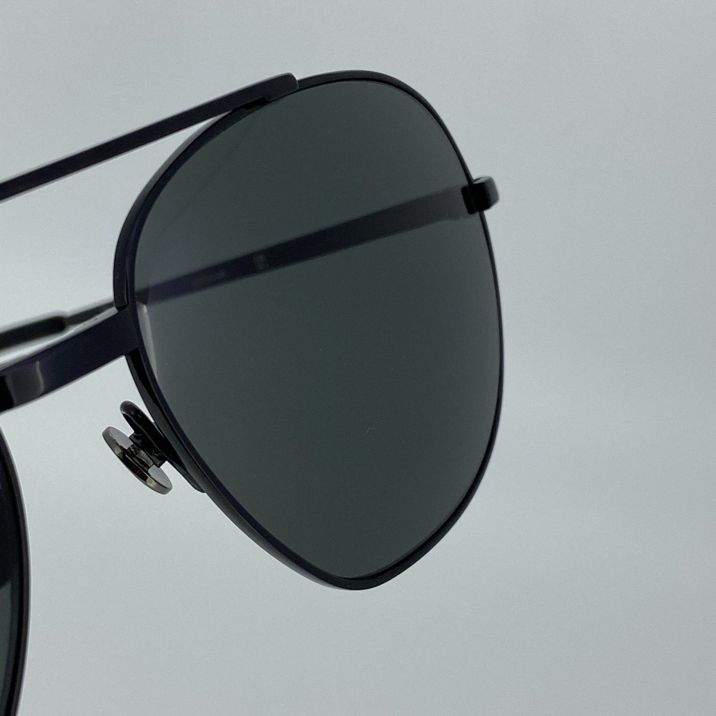 Ann Demeulemeester Men's Sunglasses Black and Grey AD12C4SUN