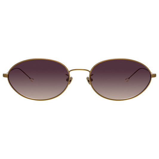 Ann Demeulemeester Sunglasses Oval Bronze and Grey AD62C3SUN