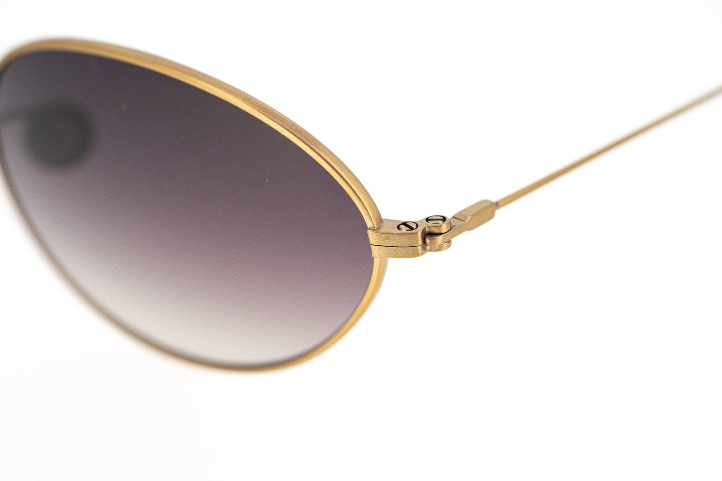 Ann Demeulemeester Sunglasses Oval Bronze and Grey AD62C3SUN