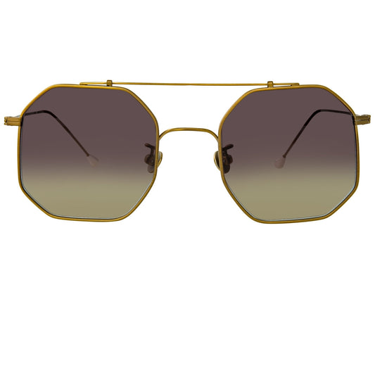Ann Demeulemeester Sunglasses Square Bronze and Grey