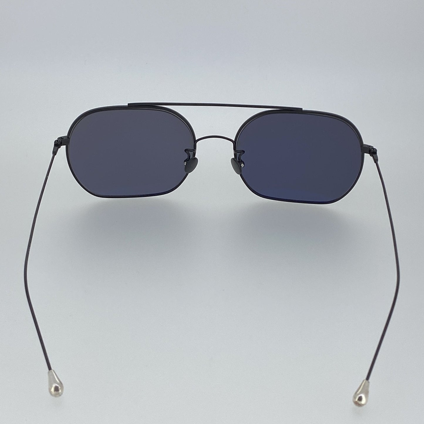 Ann Demeulemeester Men's Sunglasses Matte Black and Silver AD63C4SUN