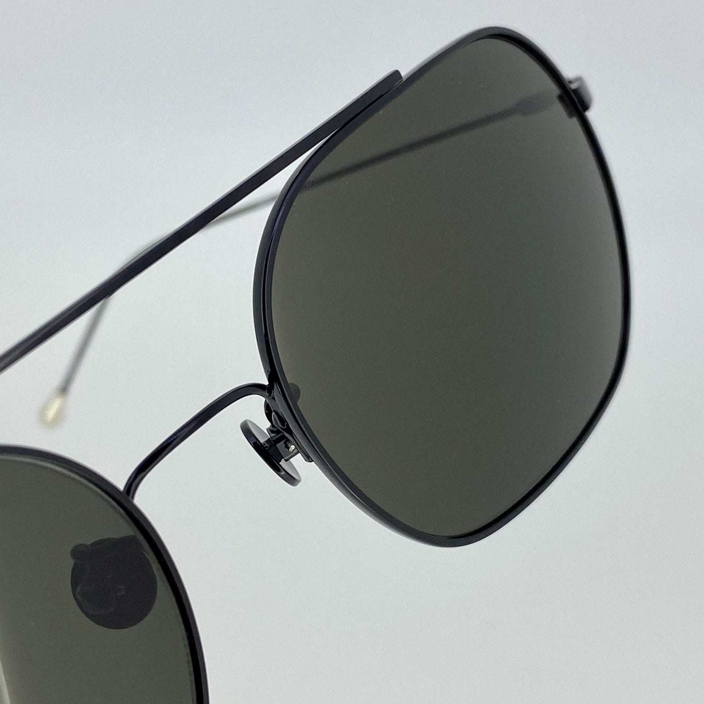 Ann Demeulemeester Sunglasses Shiny Black and Grey