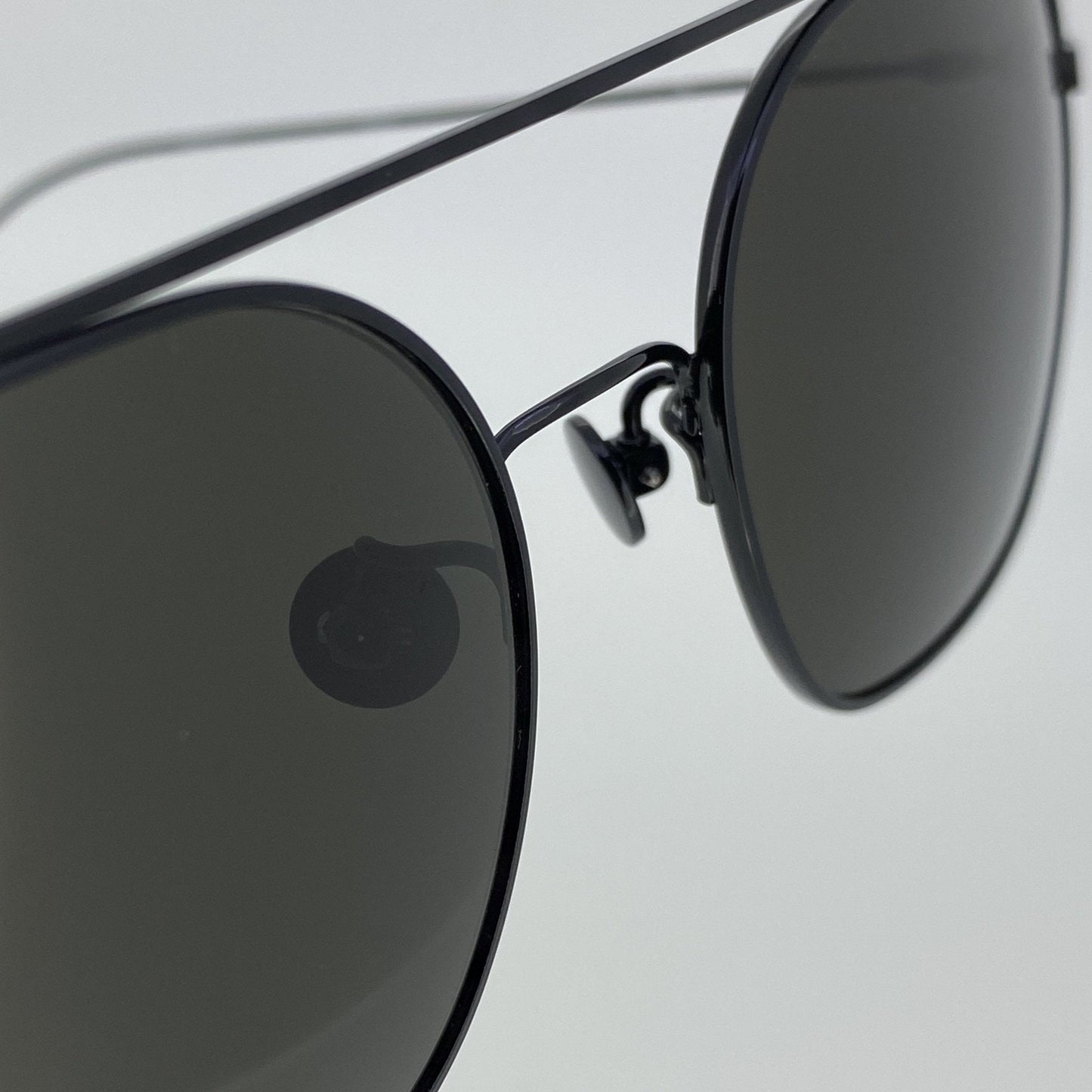 Ann Demeulemeester Sunglasses Shiny Black and Grey