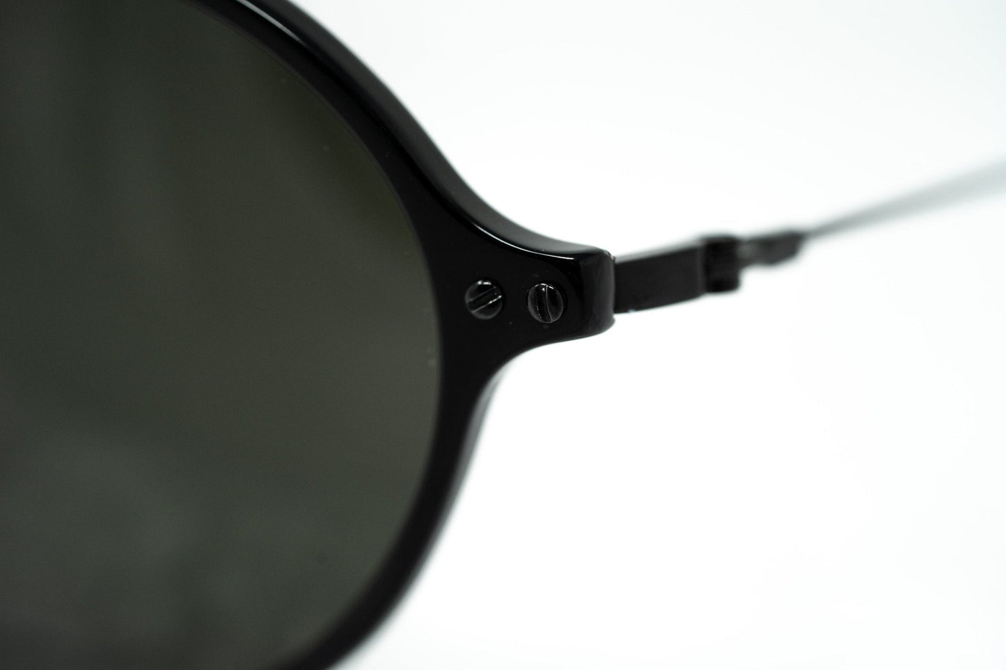 Ann Demeulemeester Sunglasses Oval Silver Black and Grey