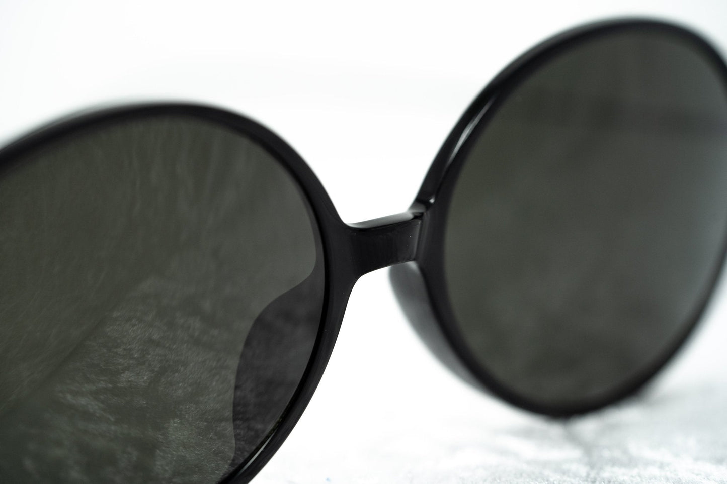 Ann Demeulemeester Sunglasses Oval Silver Black and Grey