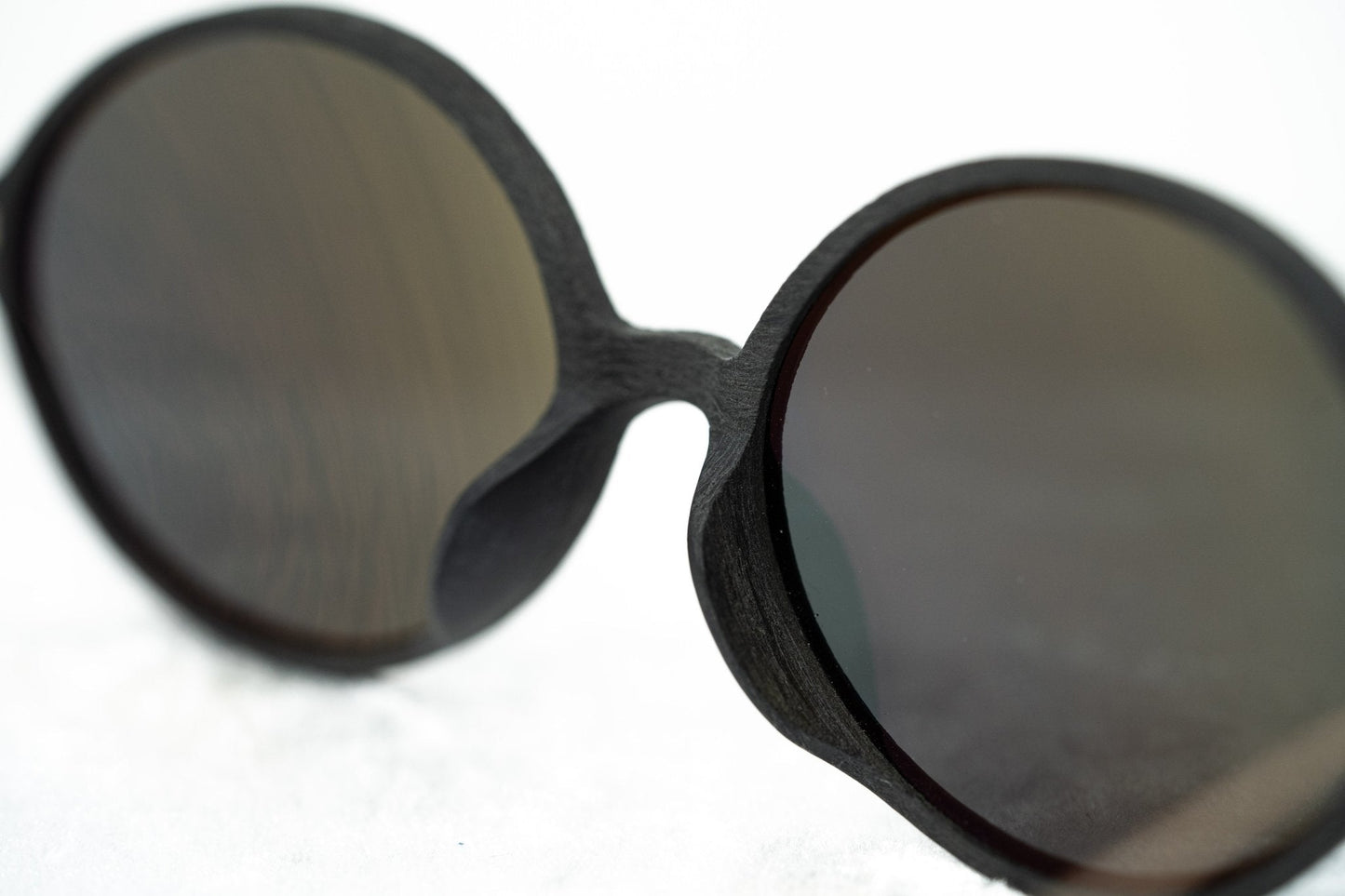 Ann Demeulemeester Sunglasses Oval Black and Grey Mirror AD64C2SUN