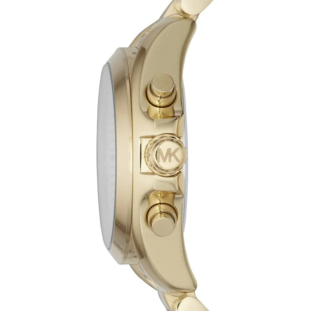 Michael Kors Ladies Watch Everest Chronograph 42mm Black Gold MK5828