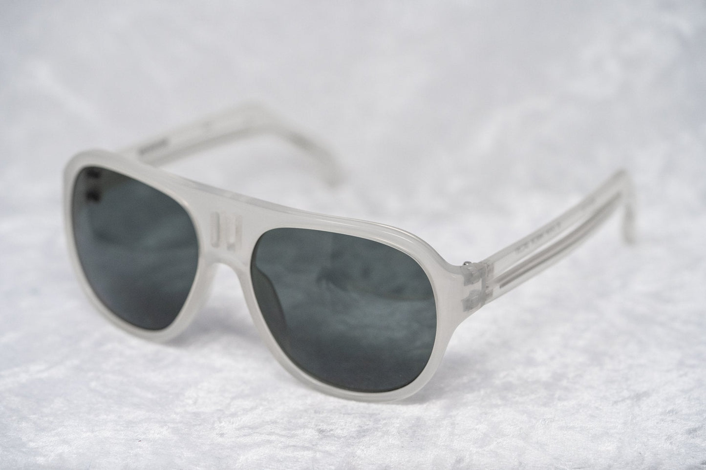 Boris Bidjan Saberi Sunglasses Misty White and Grey