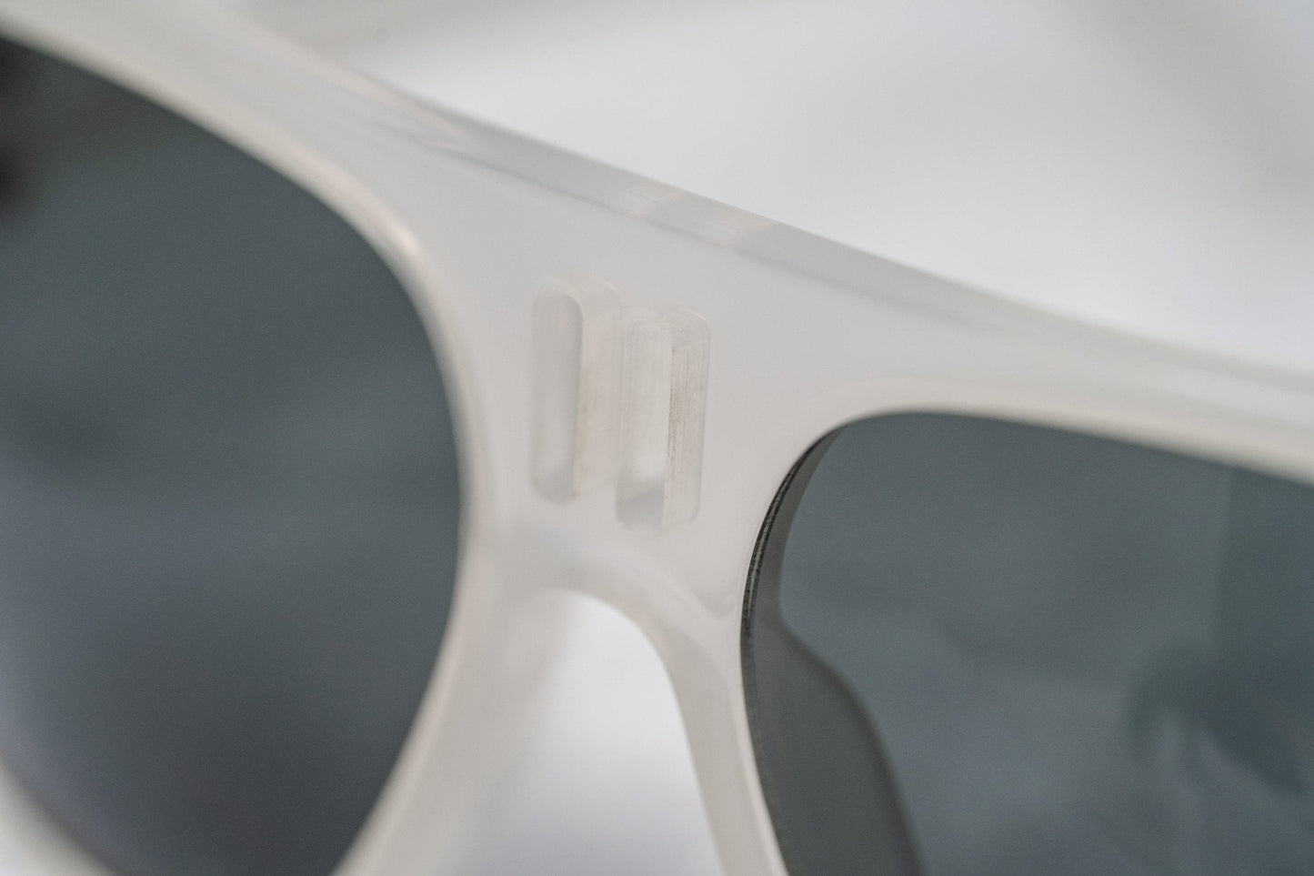 Boris Bidjan Saberi Sunglasses Misty White and Grey