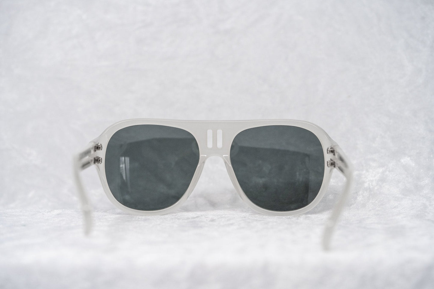 Boris Bidjan Saberi Sunglasses Misty White and Grey