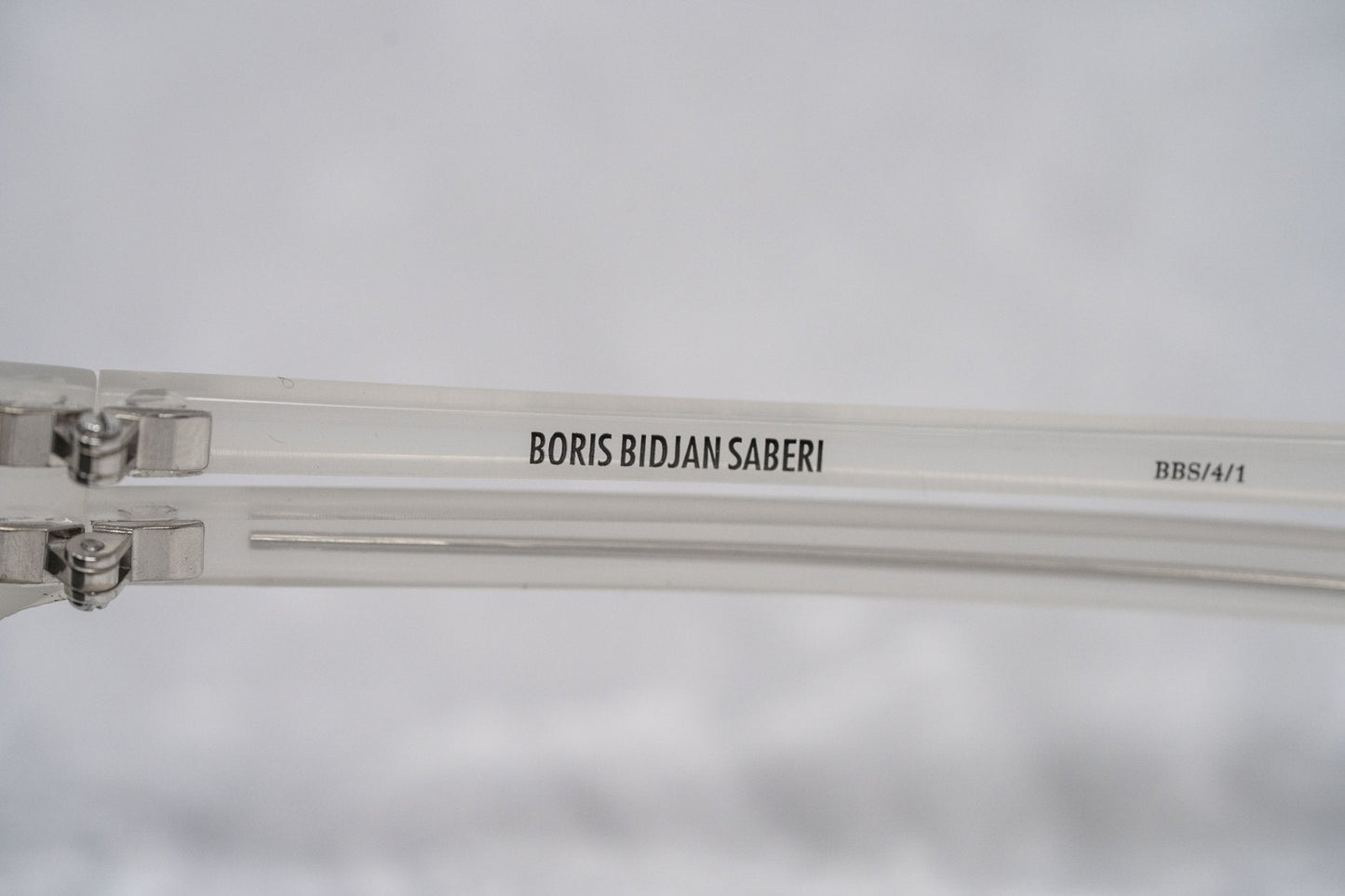 Boris Bidjan Saberi Sunglasses Misty White and Grey