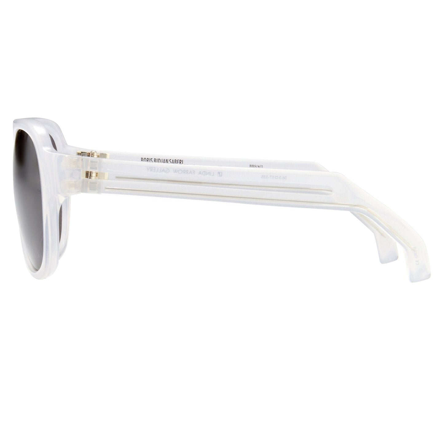 Boris Bidjan Saberi Sunglasses Misty White and Grey