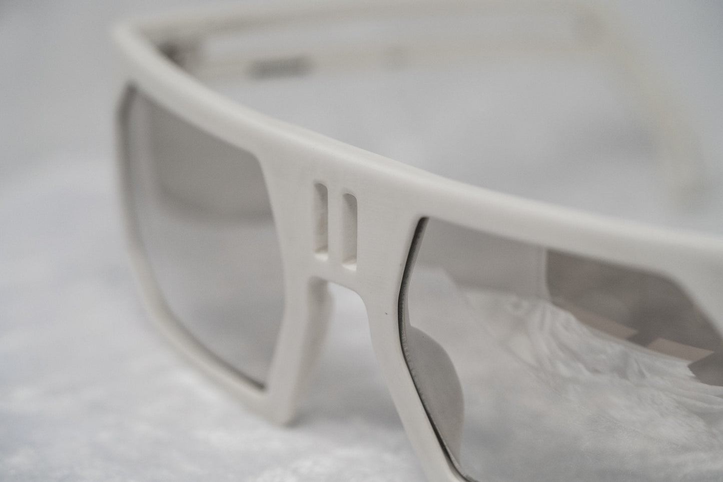 Boris Bidjan Saberi Men's Sunglasses Rectangular White BBS1C1SUN