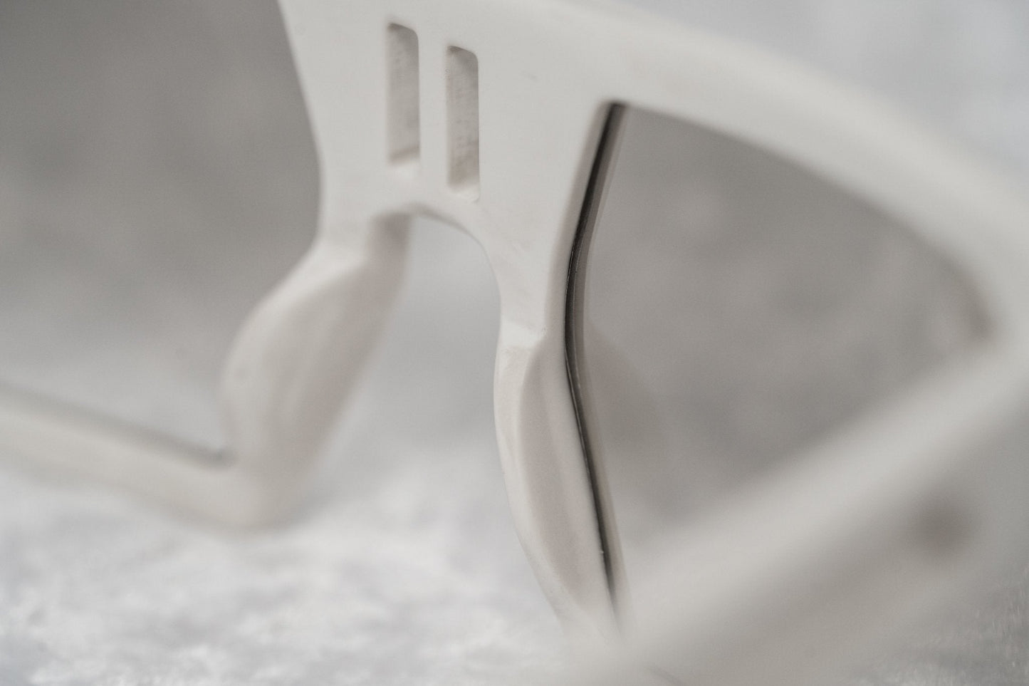 Boris Bidjan Saberi Men's Sunglasses Rectangular White BBS1C1SUN
