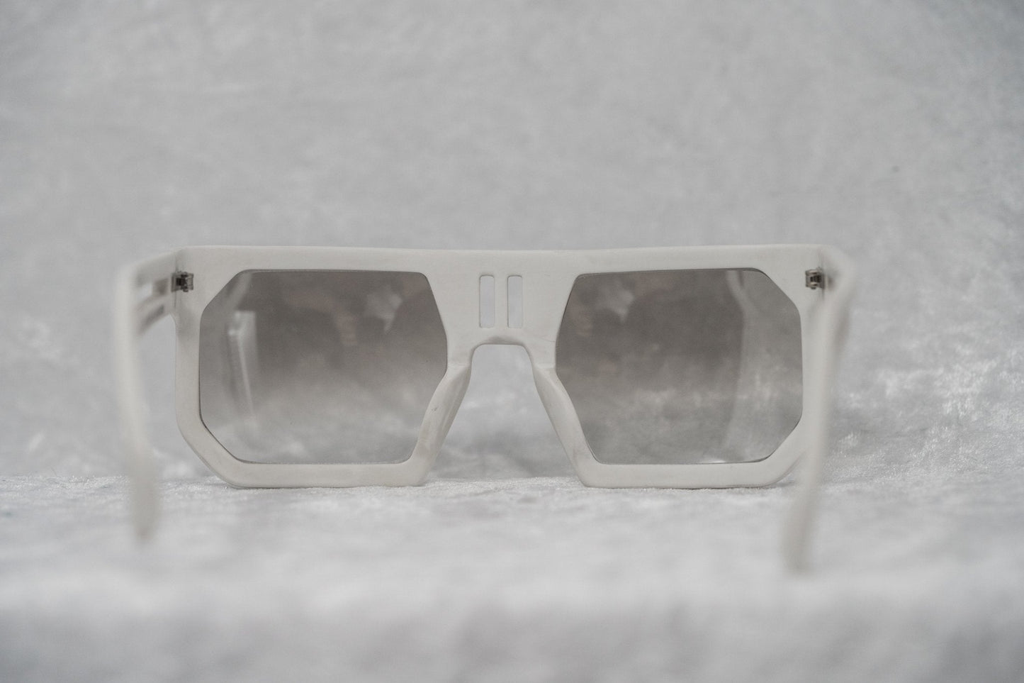Boris Bidjan Saberi Men's Sunglasses Rectangular White BBS1C1SUN