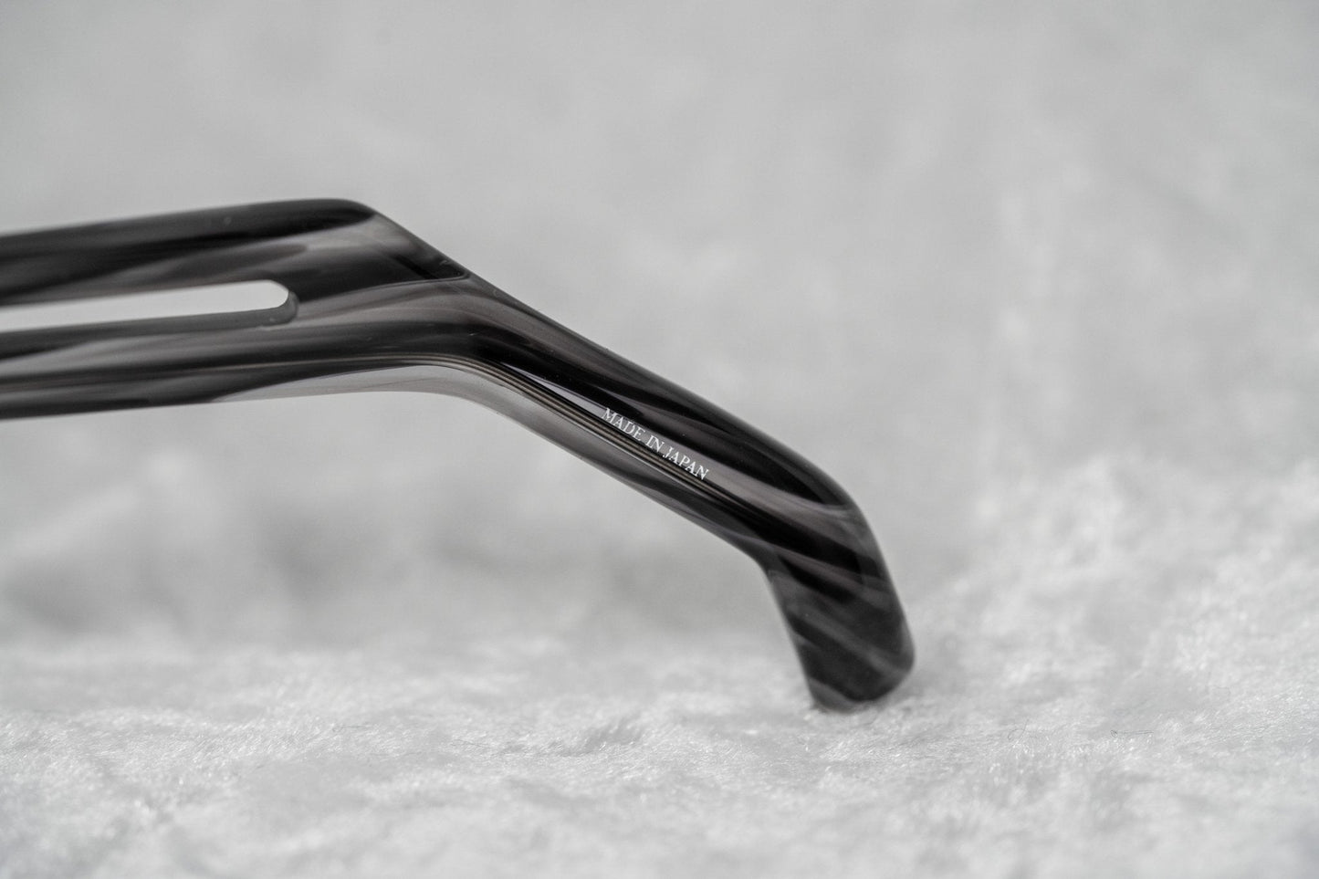 Boris Bidjan Saberi Sunglasses Striped Grey and Purple