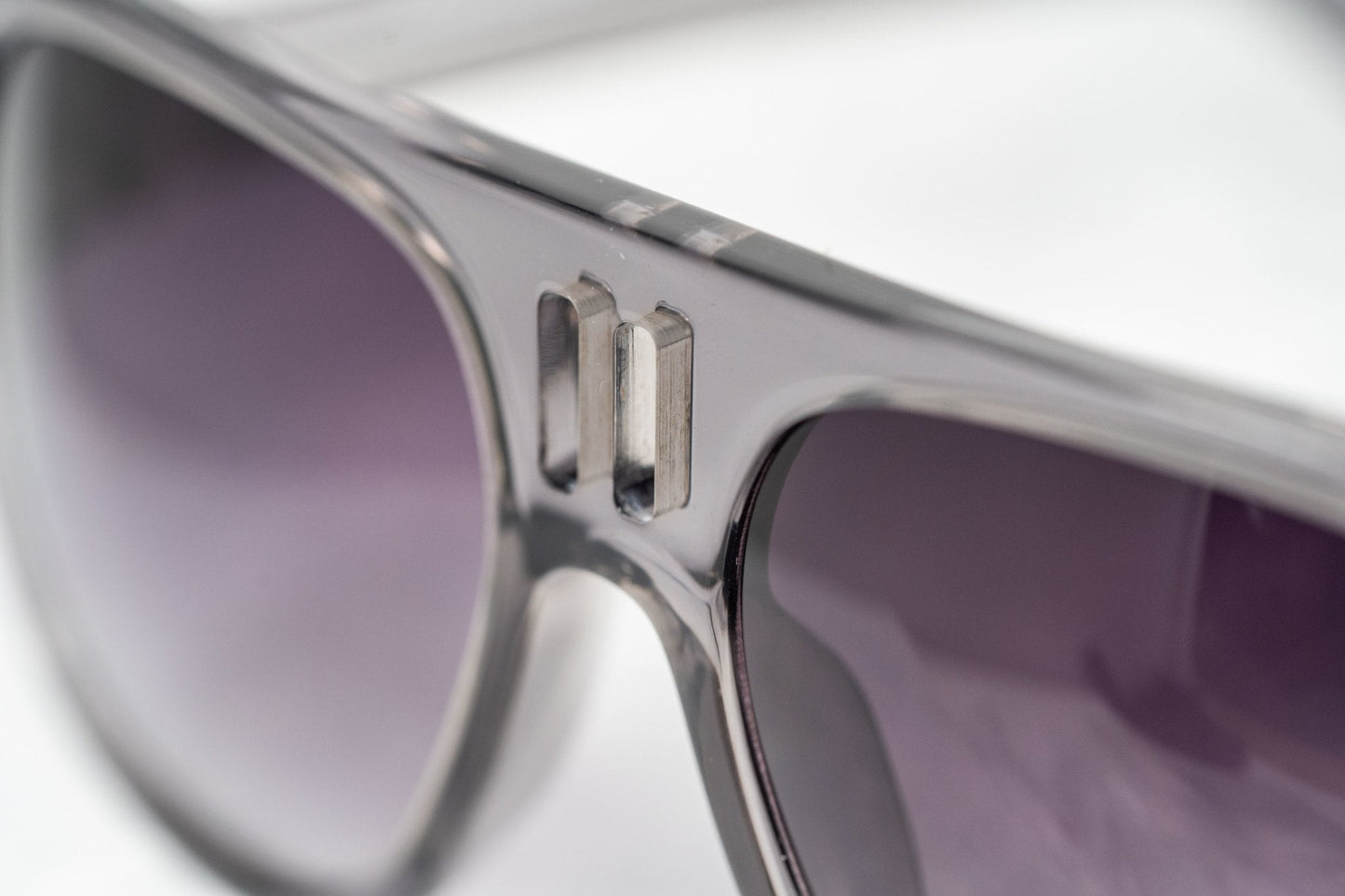 Boris Bidjan Saberi Sunglasses Translucent Slate and Purple