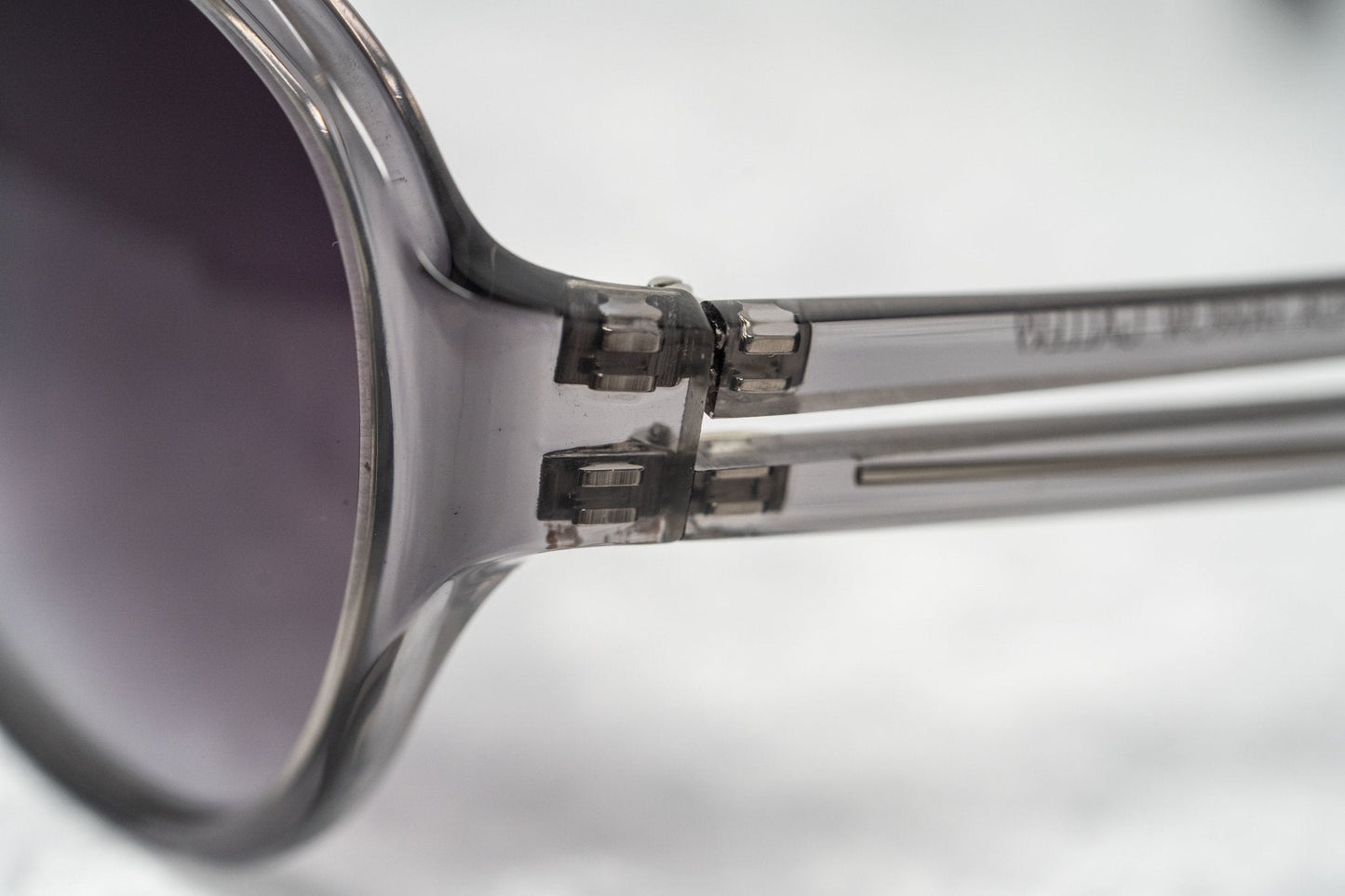 Boris Bidjan Saberi Sunglasses Translucent Slate and Purple