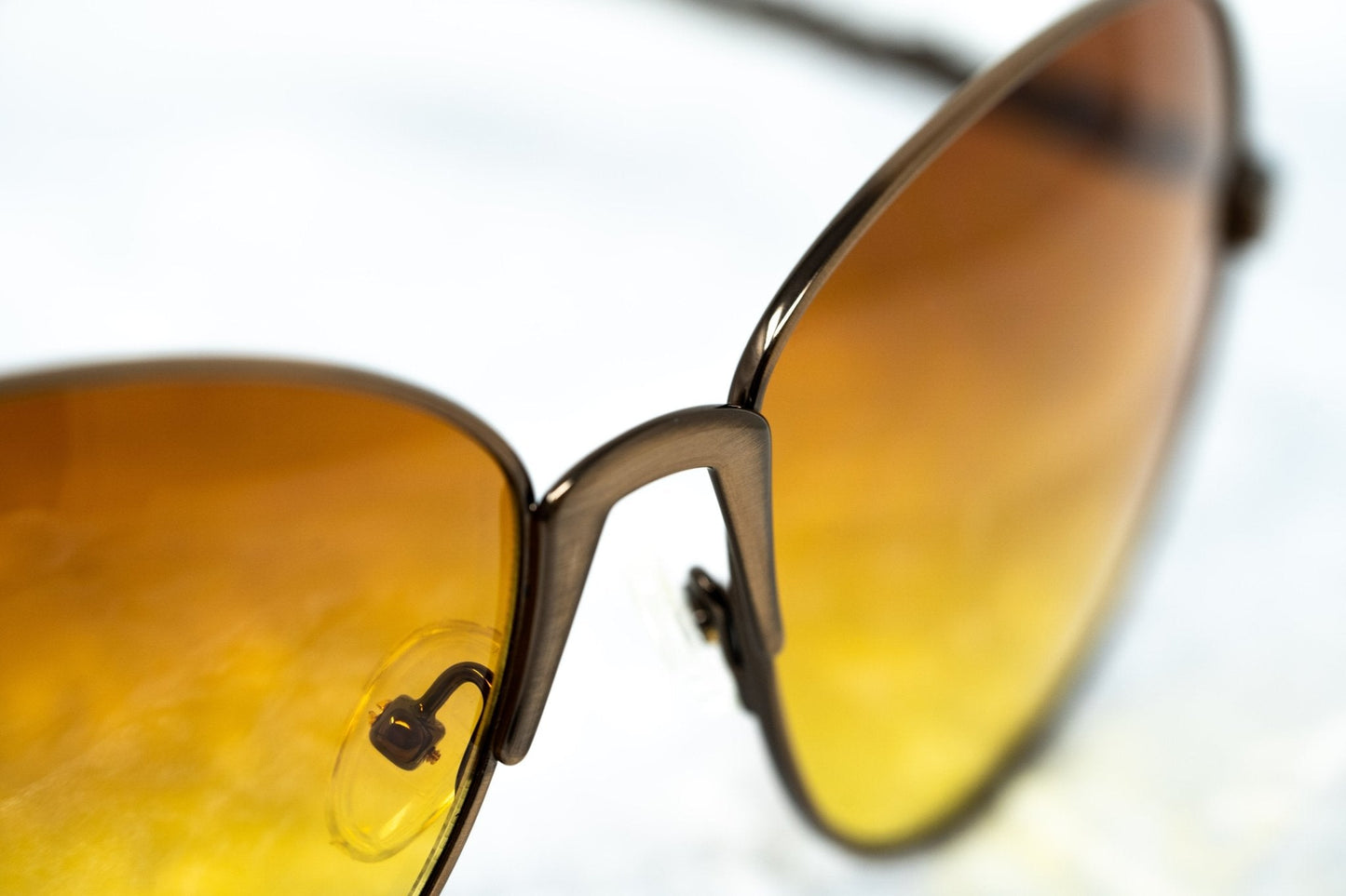Buddhist Punk Sunglasses Rectangular Gold and Yellow