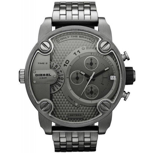 Diesel Men's Chronograph Watch Little Daddy Gun Metal