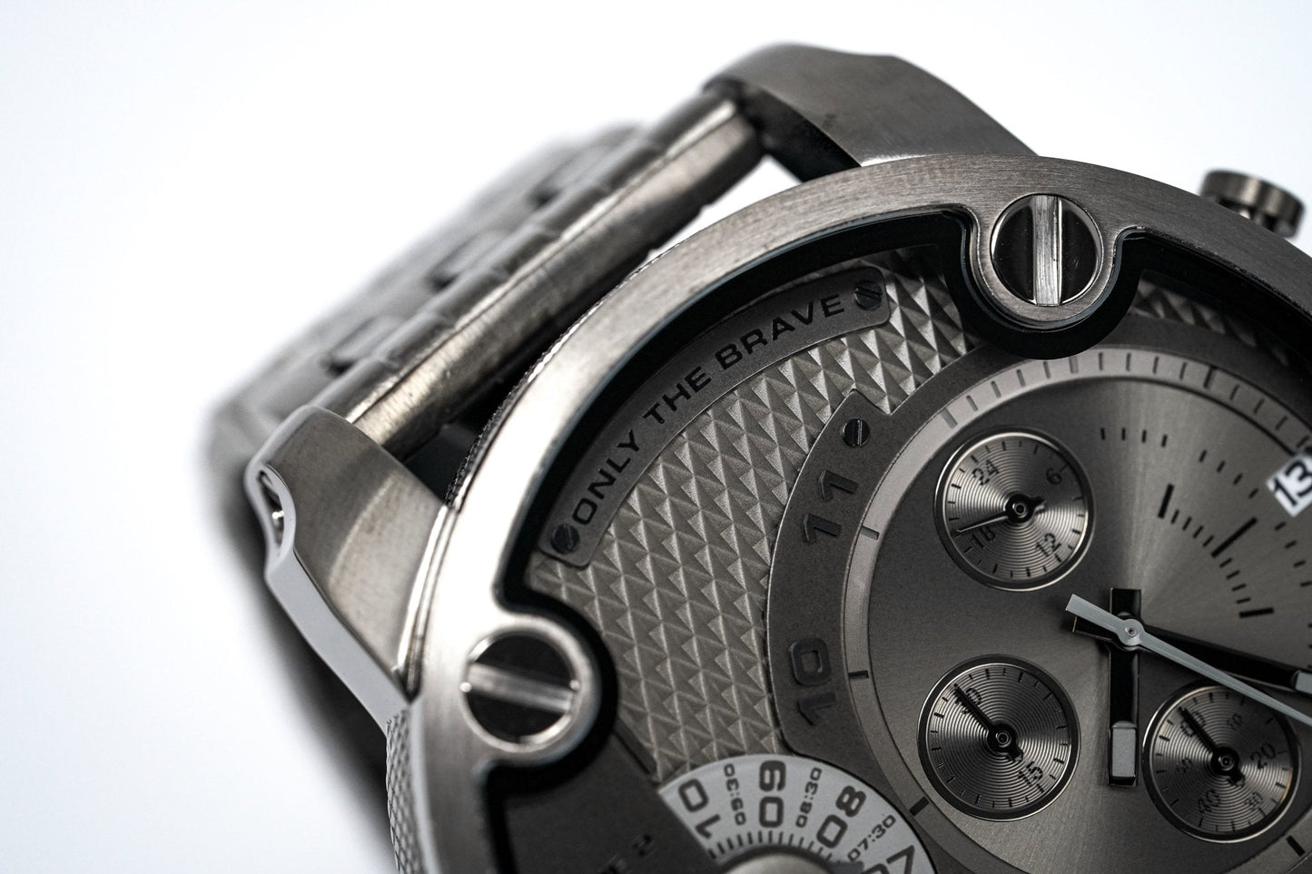 Diesel Men's Chronograph Watch Little Daddy Gun Metal