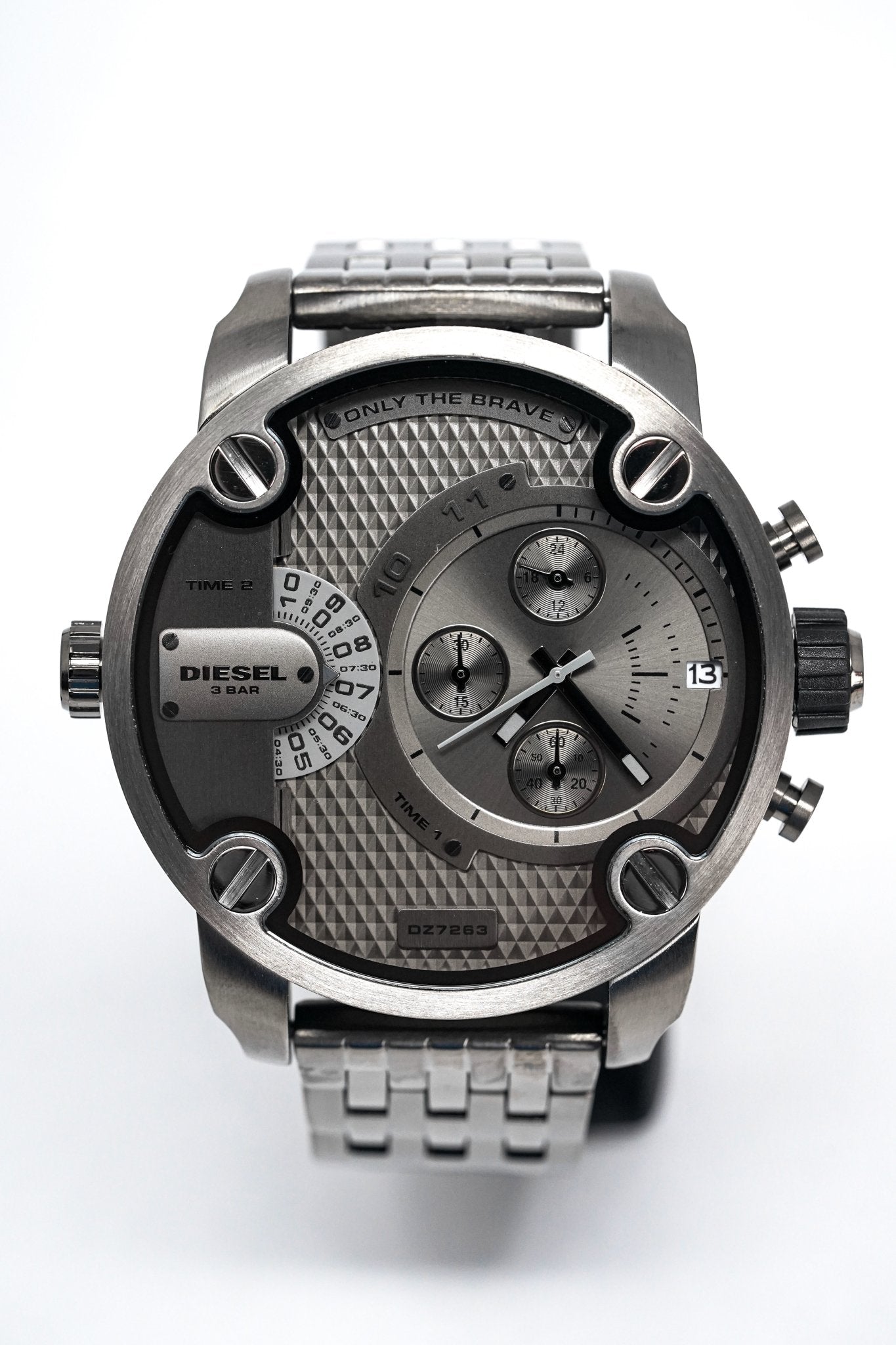 Diesel Men's Chronograph Watch Little Daddy Gun Metal