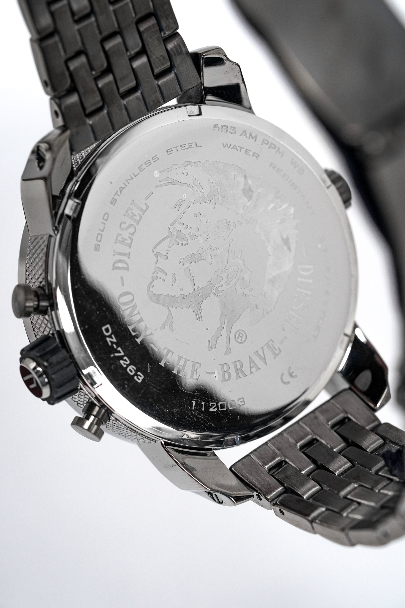 Diesel Men's Chronograph Watch Little Daddy Gun Metal