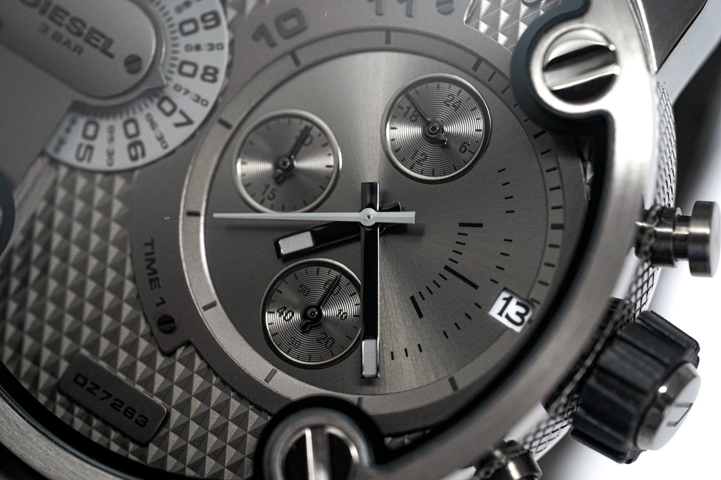 Diesel Men's Chronograph Watch Little Daddy Gun Metal