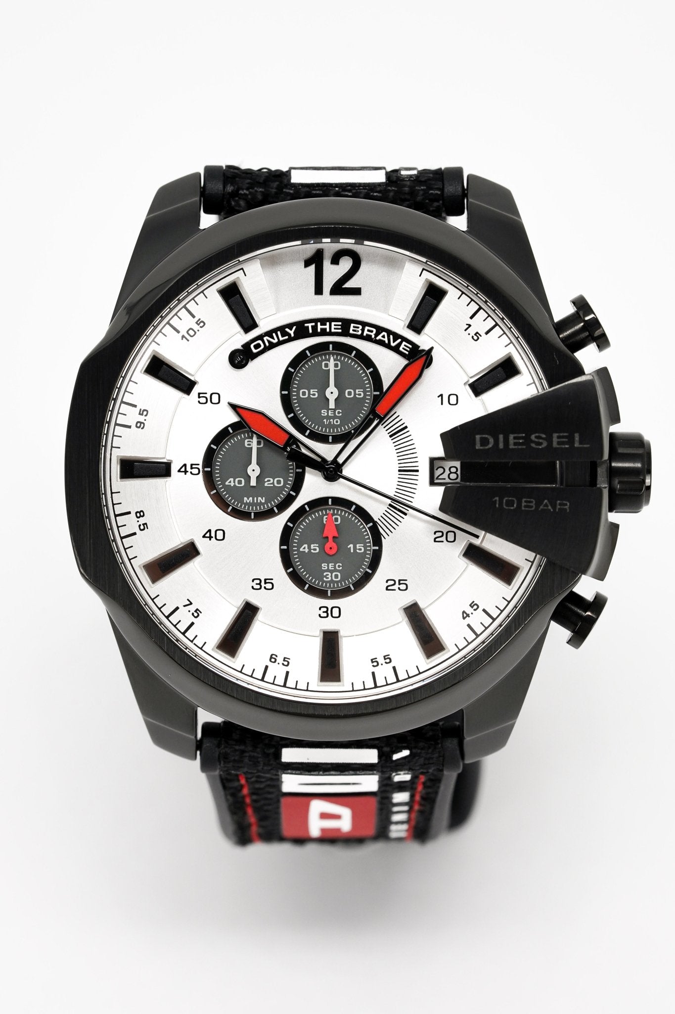 Diesel Men's Chronograph Watch Mega Chief Black Grey DZ4512