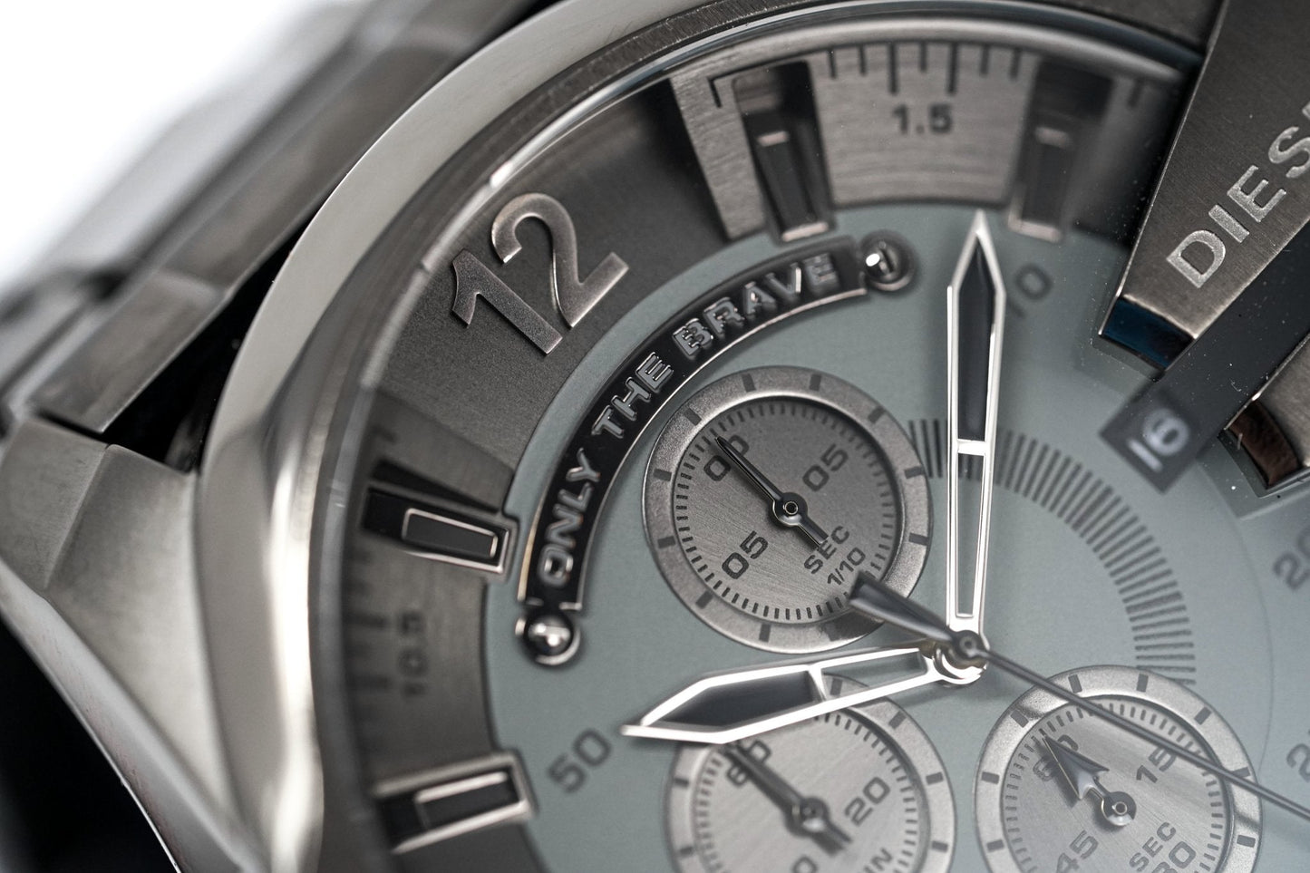 Diesel Men's Chronograph Watch Mega Chief IP Gun Metal