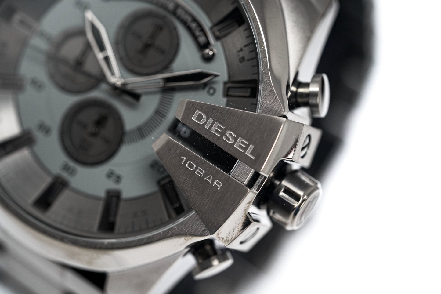 Diesel Men's Chronograph Watch Mega Chief IP Gun Metal