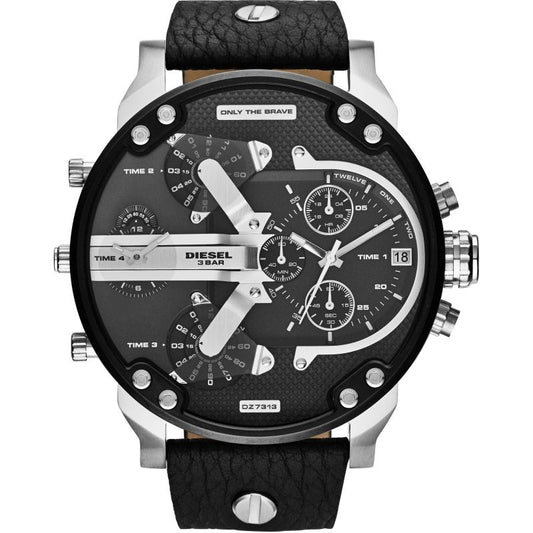 Diesel Men's Chronograph Watch Mr Daddy 2.0 Black