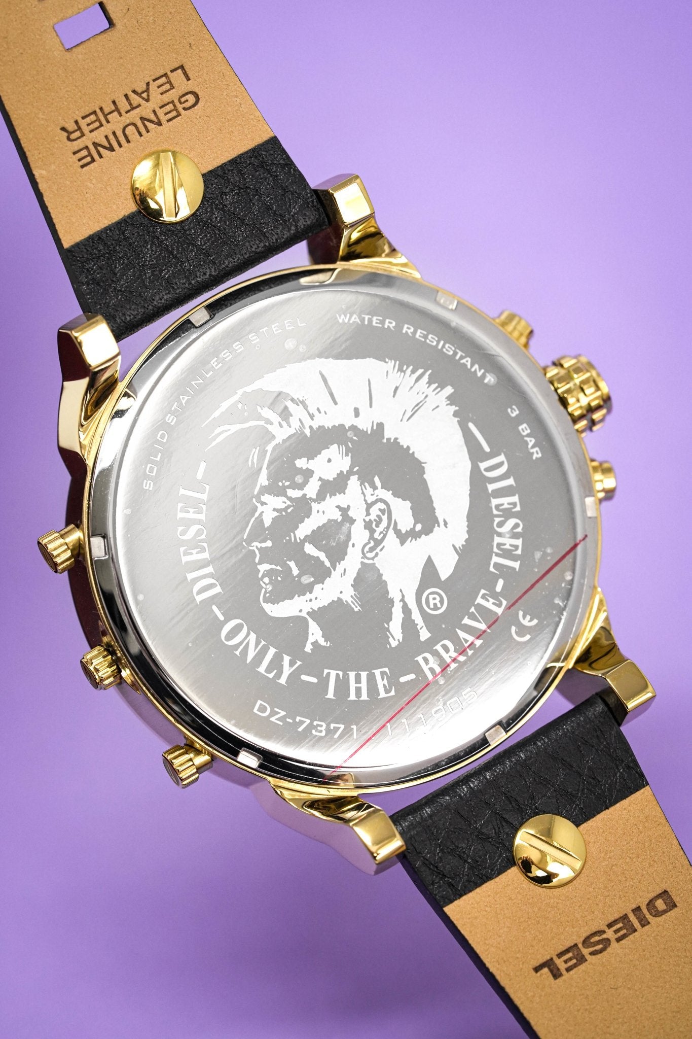 Diesel Men's Watch Chronograph Mr Daddy 2.0 Black Gold
