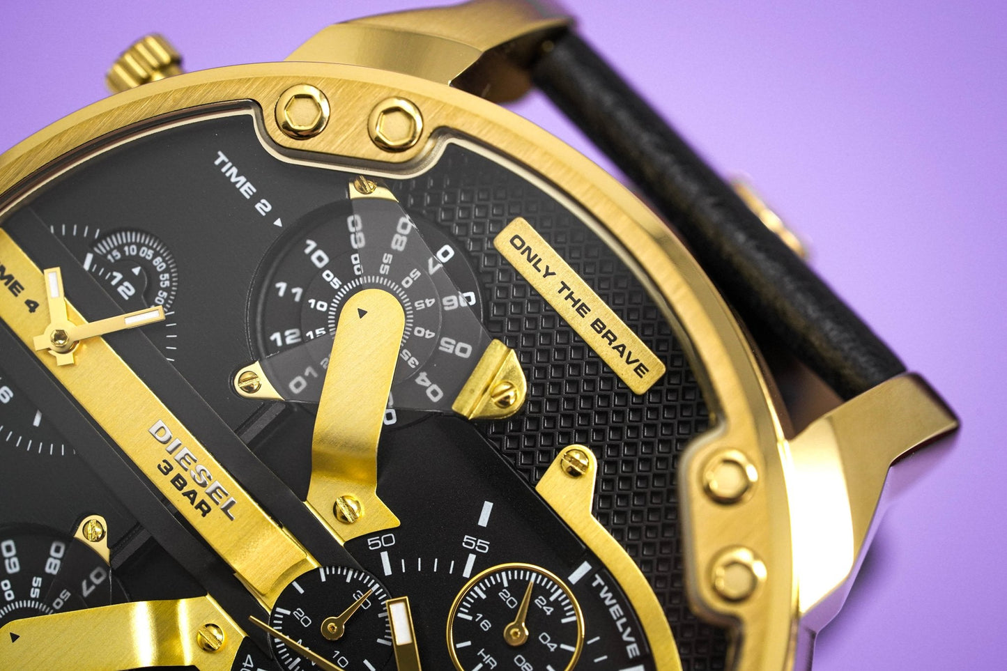 Diesel Men's Watch Chronograph Mr Daddy 2.0 Black Gold