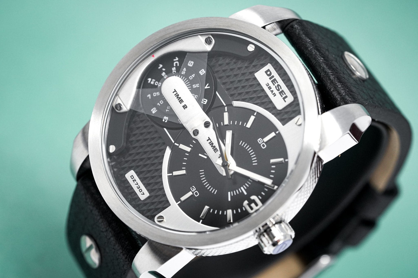 Diesel Men's Watch Mini Daddy Silver Black